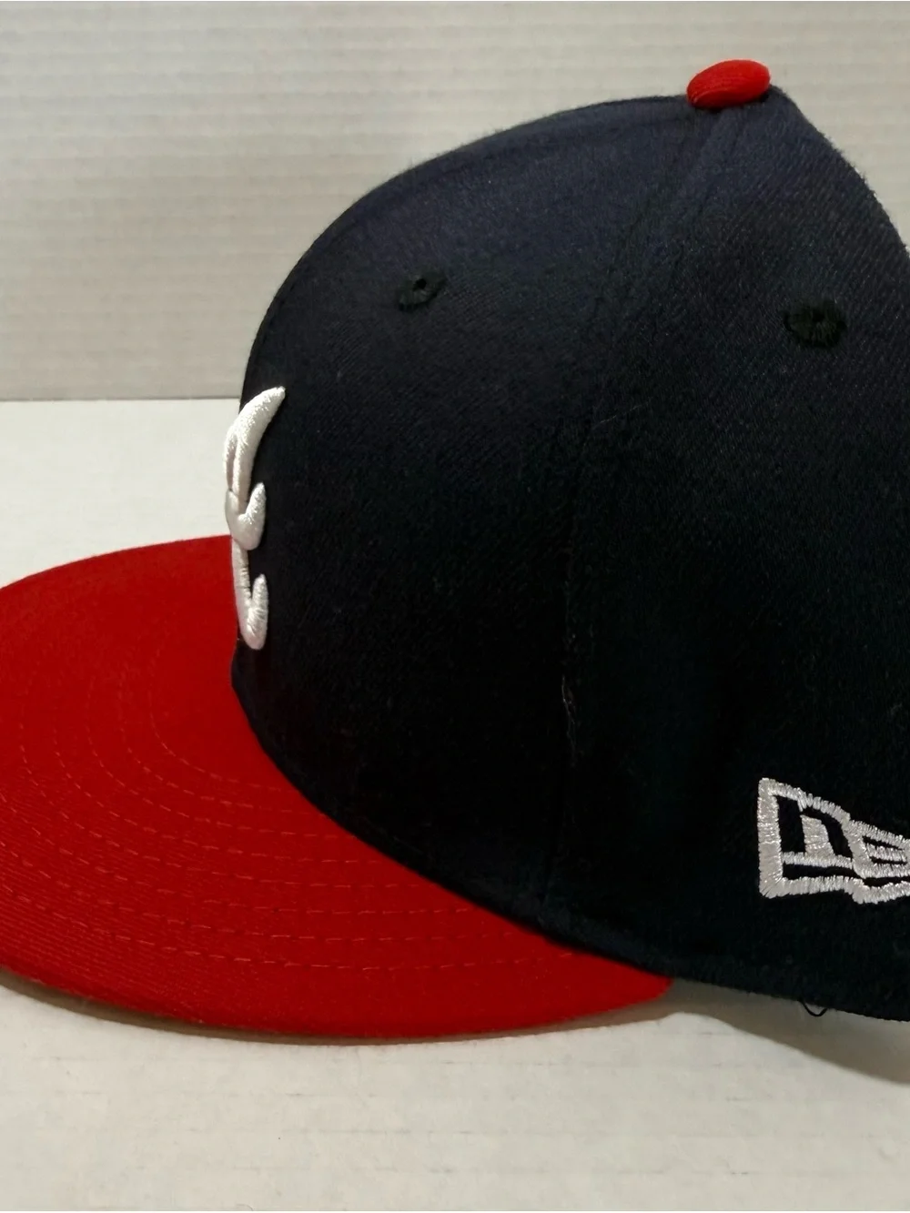 Atlanta Braves On Field Hat  7 5/8 New Era 59Fifty On-Field 2tone
